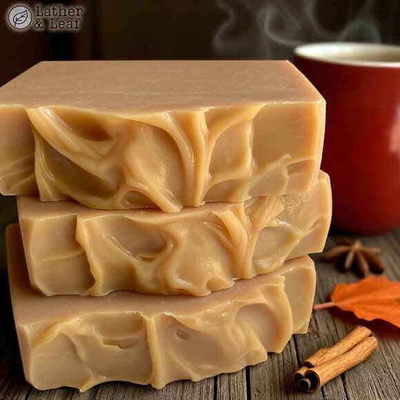 Mulled Cider Cold Process Soap Natural Handcrafted Artisan Soap Bar - Picture 1 of 4
